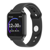 Bakeey T70 Bloeddrukmeter O2 Monitor Metalen ring Polsband GPS Motion Track SMS-herinnering Muziekbediening Smart Watch