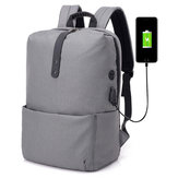 21L USB-Rucksack mit Streifen, Business-Tasche für 15,6 Zoll Laptop, Diebstahlschutz, wasserdichter Polyesteraufbewahrungstasche für Reisen