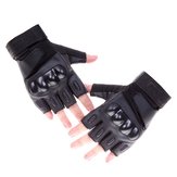 Outdoor Riding Tactical Half Finger Gloves Slip Resistant Velcro Gloves Fitness Mitten M L XL