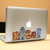 PAG House Decorative Laptop Decal Removable Bubble Free Self-adhesive Partial Color Skin Sticker