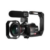 Videocamera digitale Ordro HDR-AC5 4K UHD con zoom 12X, FHD 24MP, WiFi, touchscreen IPS, videocamera digitale DV