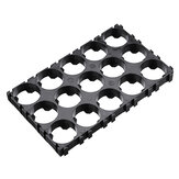 Χαρτοκιβώτιο πλαστικού διαχωριστή μπαταριών 3x5 18650 με τοποθέτηση συνδυασμού υποστήριξης Λιθίου