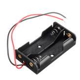 AA-Batterie-Aufbewahrungsbox mit Halterungen und Kabeln mit 2 Einschüben