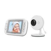 Vvcare-851 3,5 hüvelykes, 2,4 GHz-es vezeték nélküli babaőrző TFT LCD videó Éjjellátó kétirányú audio csecsemő baba kaputelefon kamera digitális videó