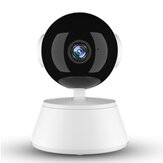 Videocamera IP intelligente Xiaovv Q6 Pro 1080P WIFI 355° Panoramica V380 Pro Connessione Hotpot AP Audio bidirezionale Visione notturna Videocamera di sicurezza wireless interna per la casa