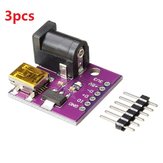 3pcs 5V Conector de alimentación USB mini Conector de alimentación de CC de la placa