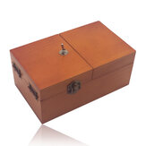 Boîte inutile classique en bois marron, jouet interactif à machine perpétuelle pour enfants et adultes