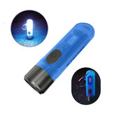 NITECORE TIKI GITD BLUE 300lm LED-Schlüsselanhänger-Taschenlampe, High CRI, im Dunkeln leuchtendes Licht, selbstleuchtende Campinglampe