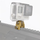 20mm Tactical Mount Sport Camera Kit Adaptador para GoPro SJCAM Câmeras de Ação de Caça Suporte Da Câmera