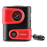 Andew 12V 100PSI 100W Portable Tire Inflator Electric Air Compressor Pump with Gauge for Car SUV Bicycle Motorcycle