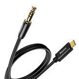 Baseus Type-C – 3,5 mm-es AUX audio átalakító kábel 1,2 m-es OnePlus 5 S8 6 Mi A1 Mix 2-hez