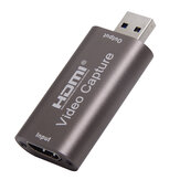 Mini USB 3.0 HD 1080P 60Hz HDMI para USB Video Capture Card Game Recording Caixa para Youtube Live Streaming Broadcast Game Recording