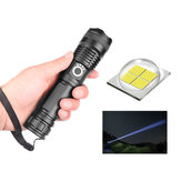 XANES® 1287 XHP50 LED Lampe de poche rechargeable par USB avec zoom télescopique LED 18650/26650