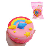  Arcobaleno Dolphin Cake Squishy Toy 12cm Lento aumento con confezione regalo di raccolta