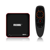 Mecool M8S PRO W S905W 2GB RAM 16GB ROM TV Caixa com SO Android TV Suporta Controle Entrada de Voz