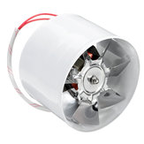 Ventilateur de conduits en ligne de 4 pouces (100 mm) avec renforcement de 25 W, souffleur d'échappement d'air pour refroidissement, ventilation de 140 m3/h
