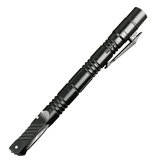 Multifunctional Rechargeable Flashlight Tactical Pen Survival Self De-fense Anti-wolf Divine Protection Pen Writing Pen