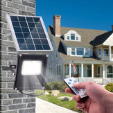 20W 20 LED太陽光発電洪水ライト防水屋外庭園街路パスランプリモコントロール