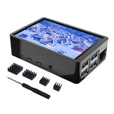 3.5 Pollici LCD Touch Screen TFT Monitor con custodia Dissipatore di calore per Raspberry Pi 4/4B