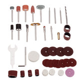 Set di 40 accessori multirotativi per affilare, lucidare e levigare utensili con kit di tamburi abrasivi per Dremel