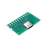 5 Stück TYPE-C Female Test Board USB 3.1 mit PCB 24P Female Connector Adapter Zum Messen des Stromdurchflusses