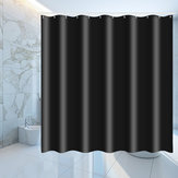 Cortina de ventana de ducha negra impermeable Cuarto de baño Drape Hotel Decoración para el hogar Moda