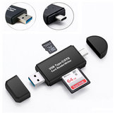 USB 3.0 SD / TF-kaartlezer Type - C Multifunctioneel voor geheugenkaart