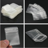100PCS DIKKE Grip Seal Zak Zelf Waterdichte Transparante Polyethyleen Plastic Zip Lock