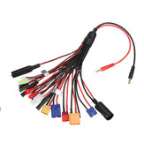 Câble de chargeur multifonction 20 en 1, banane 4 mm - XT60 XT90 EC3 EC5 Tamiya pour B6 B6AC PL6 PL8 chargeur
