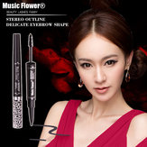 Музыкальный цветочный водонепроницаемый антиперспирационный карандаш для бровей, окрашивающая паста для бровей, макияж