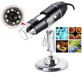 3 in 1 Digital USB Type-C Microscope Microscope Magnifier Camera 8 LED Stand for Android Digital Microscope 1000X 