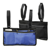 Τσάντα πλευράς αναπηρικού καροτσιού με τσέπη για τον βραχίονα, τσάντα οργανωτή, τσέπη για κινητό, τσάντα εργαλείων για περπατητές και σκούτερ
