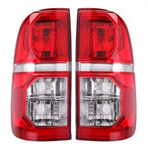 Luz trasera izquierda/derecha roja de la lámpara de freno del coche sin bombilla para Toyota Hilux 2005-2015