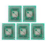 50 egzemplarzy płyty PCB konwertera QFP TQFP LQFP FQFP 32 44 64 80 100 LQF SMD na DIP Adapter 0.5/0.8 mm gniazdo adaptera IC