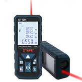 DTAPE DT50 DT80 DT100 DT120 2.0 Inch Backlight LCD Screen Digital Laser Rangefinder Distance Meter Single Continuous Area/Volume/Pythagorean Measurement 50m 80m 100m 120m