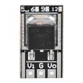 5pcs 78M05 Mini Voltage Regulator Module with Pin High Accuracy Low Power Consumption LO7805MA 5V