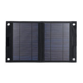 Pannello solare pieghevole Sun-Power da 25W in poliestere con doppia uscita USB 18V / 5V per il caricabatterie dell'auto