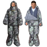 Adult Wearable Sleeping Bag Hospital Guards Night Sleep Cloth Warming for Outdoor Traveling Hiking Camping Walking Sleeping Bag