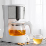 YOULG Kaffeemaschine Espressomaschine mit 652 ml Glaskessel Kaffeepulverfilter Anti-Tropf-Isolierung Teekanne von Xiaomi Youpin