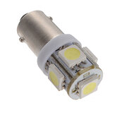 Lâmpada de LED branca xenon para carro T11 BA9S T4W 5050 SMD com 5 lâmpadas laterais, alimentação DC12V