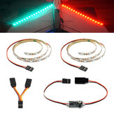 DIY RC LED Strips Kit Groen Rood Flash Nachtlampje met afstandsbediening Module 5V voor RC vliegtuig vaste vleugel 
