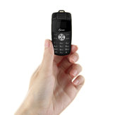 Taiml X6 Menãor Cartão Chave Do Carro Mini Telefone 0.66 Polegada 350 mAh Bluetooth Dialer MP3 Magia Voz Dual SIM Card Dual Standby