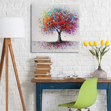 Encadré Colorful Arbre Abstrait Print Art Peintures À L'huile Picture Home Decor