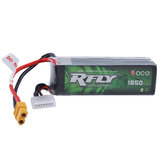 Batterie Lipo ACE RFLY 22.2V 1850mAh 75C 6S avec connecteur XT60 pour hélicoptère 470L X3 MSH380