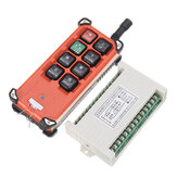 Módulo de recepción de interruptor de control remoto inalámbrico de canal 8 DC12V/24V/AC220V con control remoto industrial