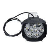 60W 6000LM Motorcycle LED Headlights Spotlight White Driving Working Spot Lights Scooters Car Fog DRL Lamp Bulb