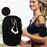 Bakeey Braçadeira de telemóvel em tecido resistente à água para desporto ao ar livre, ginásio, corrida de jogging de telefones móveis abaixo de 5,5 polegadas