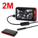 1M / 2M / 5M / 10M 4,3 polegadas 8MM 1080P Tela colorida 8 LED Câmera de inspeção embutida 2000mAh Bateria Ajuste de brilho Suporte para tirar foto / ferramenta de reparo de vídeo