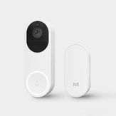 Xiaomo AI Face Recognition 1080P Infrared Night Vision Smart Video Doorbell Set APP Remote Alarm From Xiaomi Eco-system