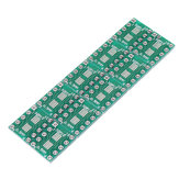 10PCS SOT23 SOP10 MSOP10 Umax SOP23 a DIP10 Piastra adattatore SMD a DIP con scheda pin 0,5mm/0,95mm a 2,54mm Scheda DIP PCB Convertitore